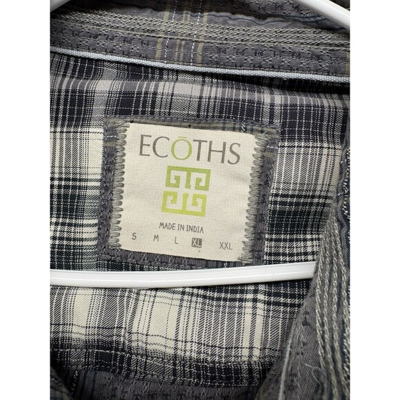Ecoths Men's XL Button Down Long Sleeve Shirt Organic Cotton NWOT - Picture 2 of 6